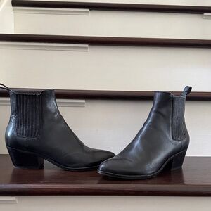 Thursday Boot Company Black Leather Ankle Booties